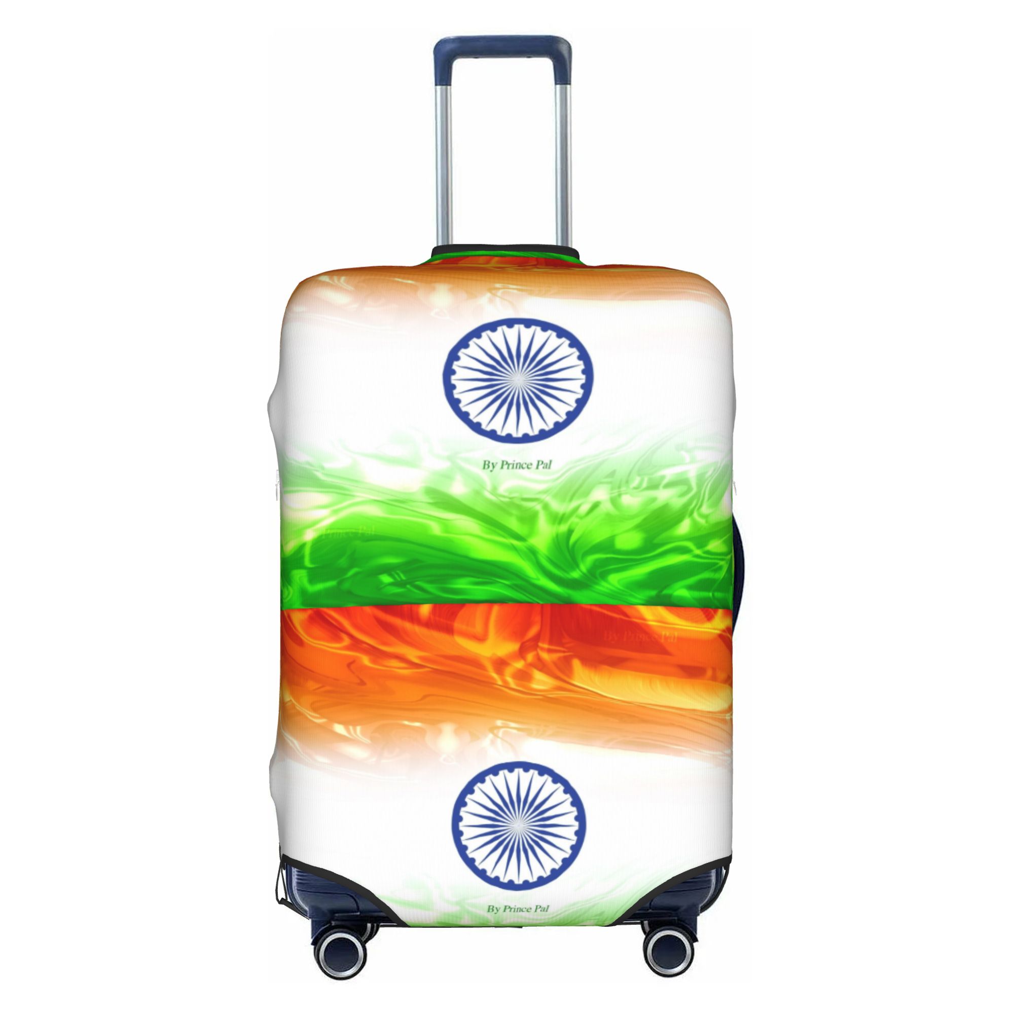 Travel Accessories India - Simpatico copri valigia con bandiera dell'India,