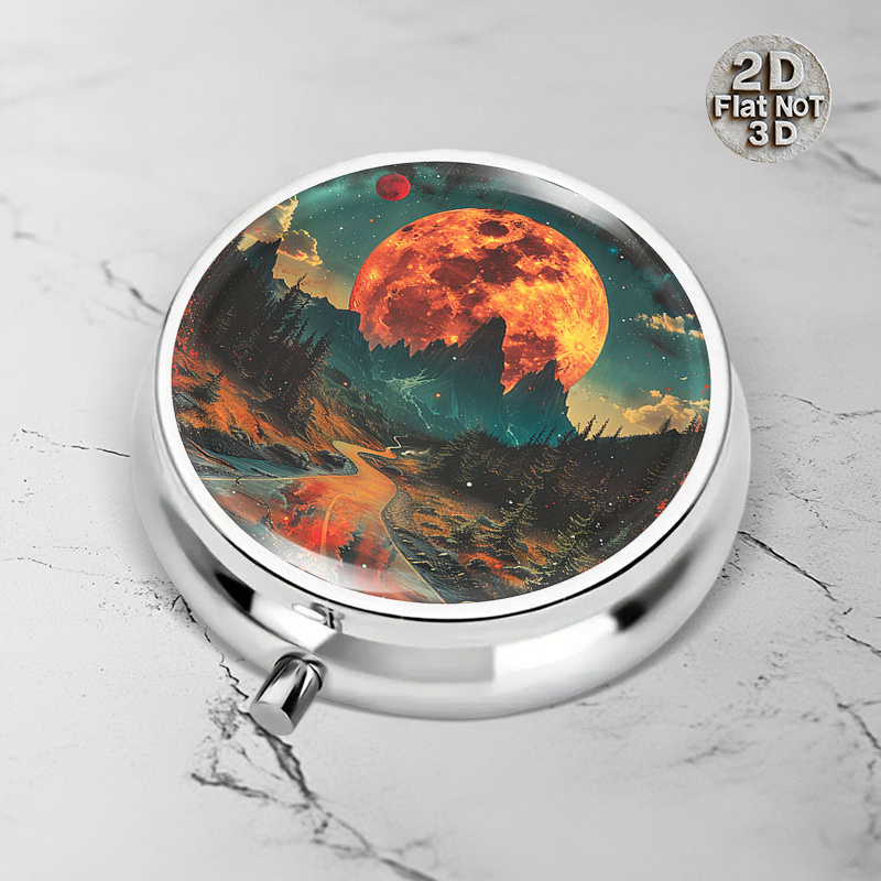 Travel Accessories As Gifts - (Flat) 1 pezzo di portapillole rotondo