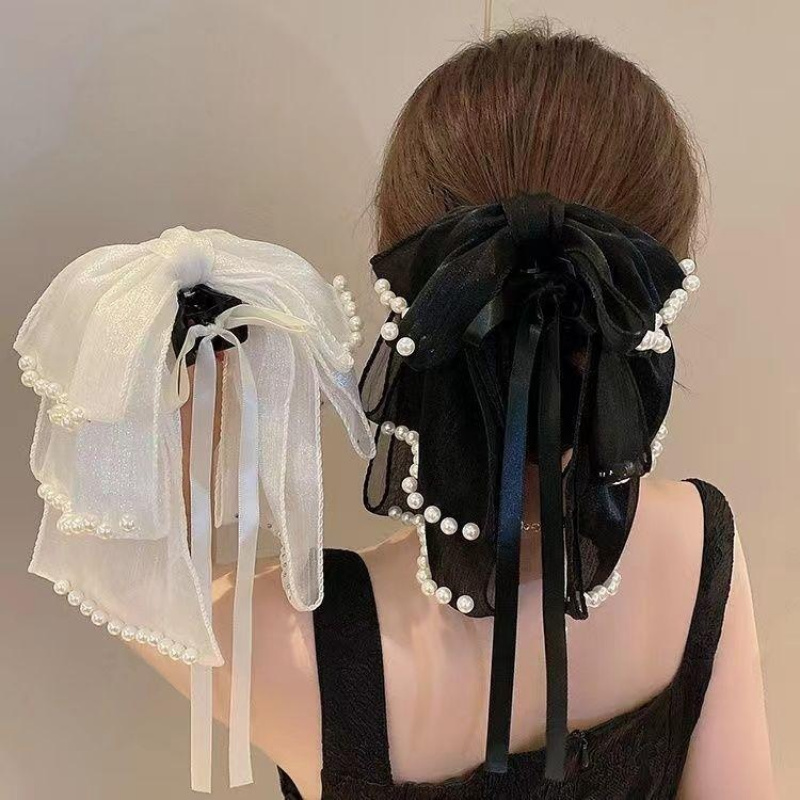 Travel Accessories Aesthetic - Accessorio per capelli da donna, fiocco