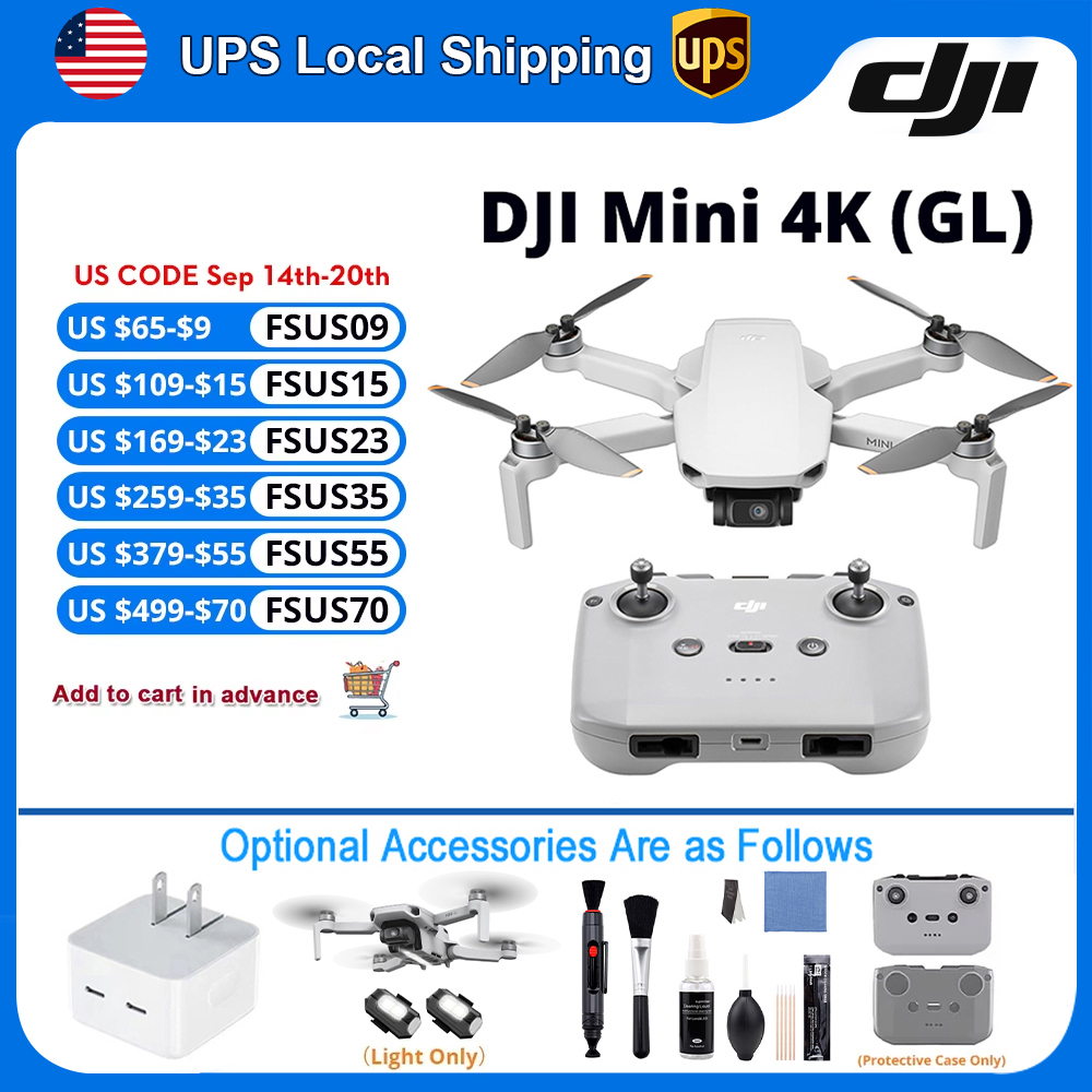 Drone DJI Mini 4K con Accessor - Travel Accessories Long Flight recensione e prezzo