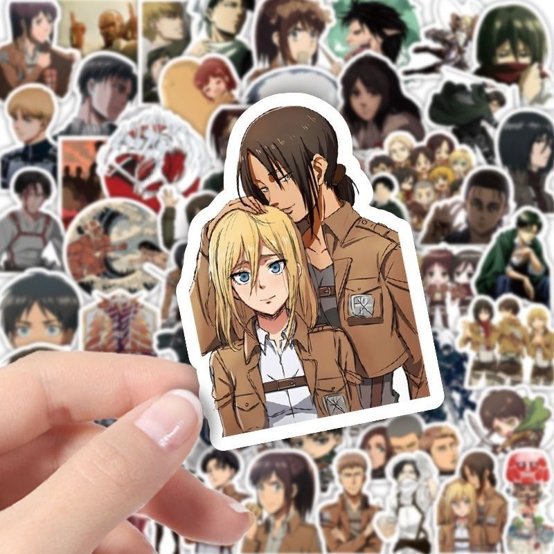 60 Pezzi Adesivi Anime Attack  - Luggage Cover Protector recensione e prezzo