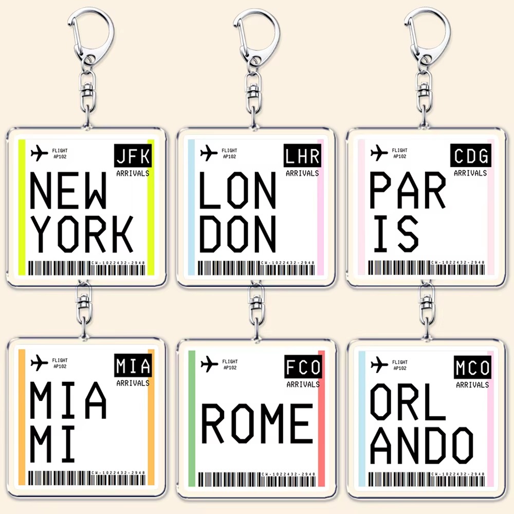 Portachiavi con biglietto aere - Travel Accessories Jewelry recensione e prezzo
