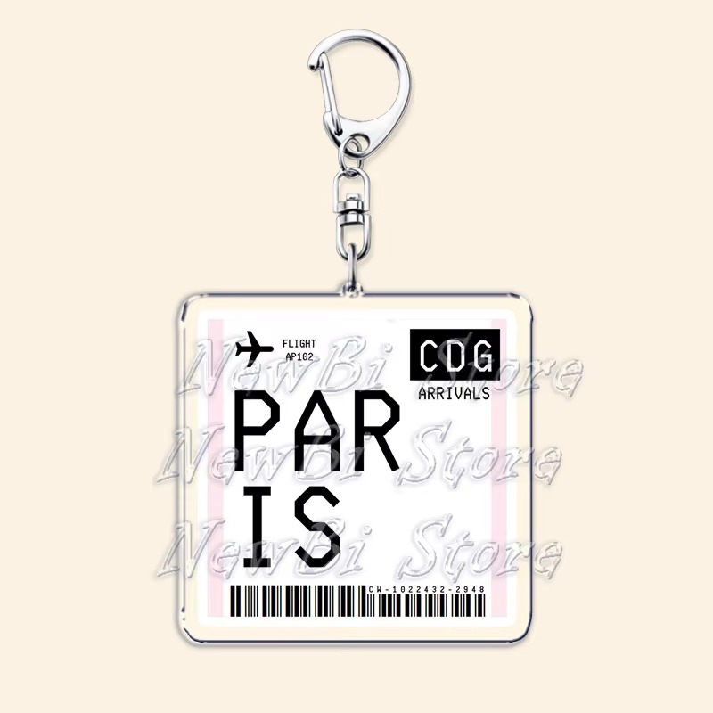 Portachiavi con biglietto aere - Travel Accessories Jewelry recensione e prezzo